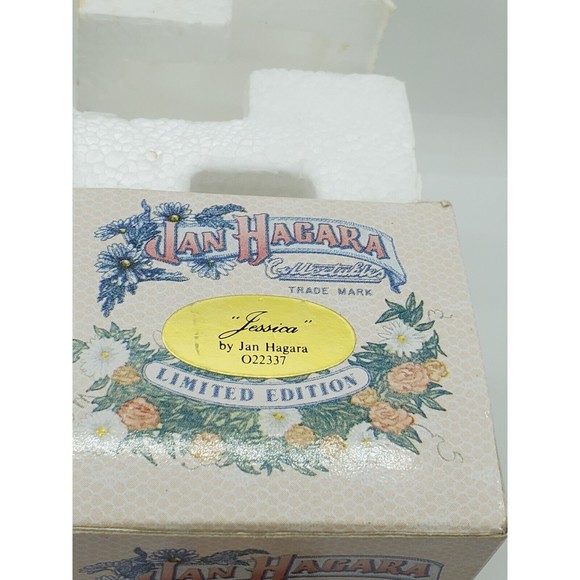 Jan Hagara Collection Porcelain Ornaments Set Carol Jill Jessica Lot of 3 - Picture 9 of 16